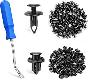 GOOACC 150 Pcs Push Type Bumper Fasteners Rivet Clips 2 Sizes Universal