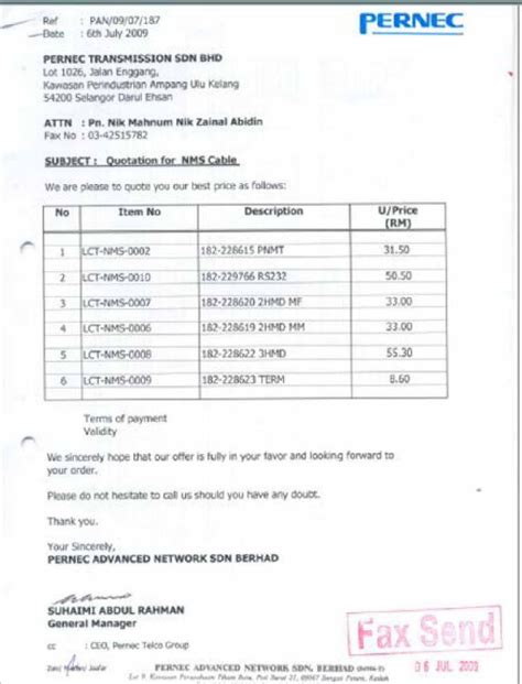 Contoh Surat Sebut Harga Sewa Lori Contoh Surat Rasmi Permohonan Sebut Harga Surat Kk