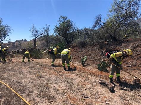 El Conato De Incendio En El Paso Se Da Por Controlado Y Afecta A Unos 4