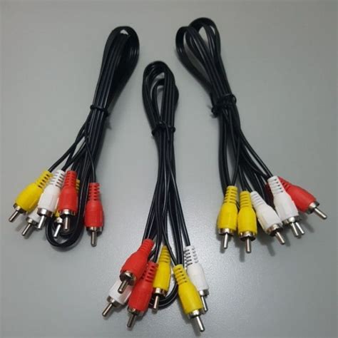 Jual Kabel Rca Av Warna Merah Putih Kuning Meter Shopee Indonesia