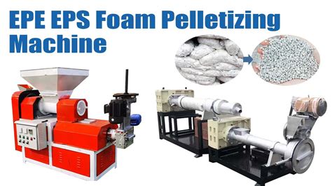 How To Recycle Waste Plastic Foam EPS EPE Foam Pelletizing Line