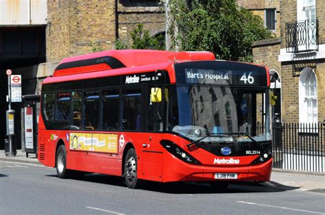 London Bus Routes Route 46 Lancaster Gate St Bartholomews Hospital