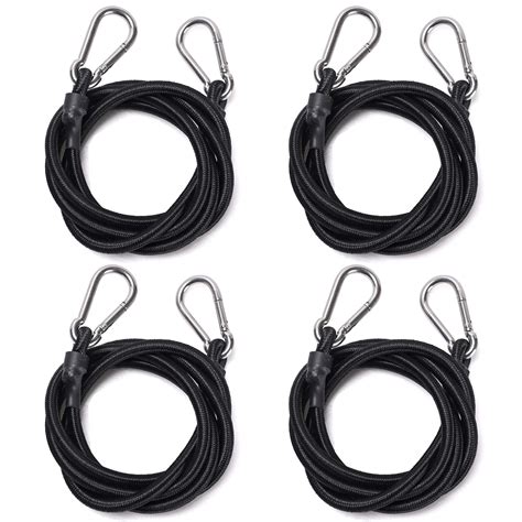 Buy KING PIECES 60 Inch Bungee Cords With Hooks Heavy Duty 4 Pieces