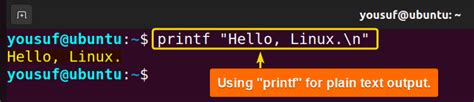 The Printf Command In Linux 8 Practical Examples LinuxSimply