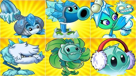 All Ice Max Level Power Up Vs Gargantuar Fight In Plants Vs Zombies