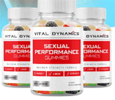 Vital Dynamics Male Enhancement Gummies Increase Your Sexual