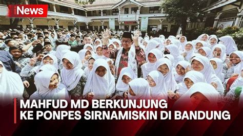 Full Cawapres Mahfud Md Kunjungi Ponpes Sirnamiskin Di Kota Bandung