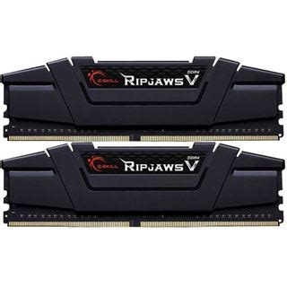 32GB 2x 16GB G Skill RipJaws V Schwarz DDR4 3200 DIMM CL16 18 18 38