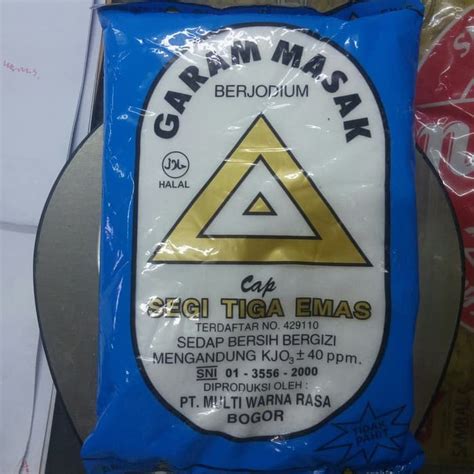 Jual Garam Segitiga Emas 500gr Shopee Indonesia