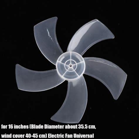 Hot1Pc Large Wind Fan Blade 16 Inch Household Plastic Fan Blade Five