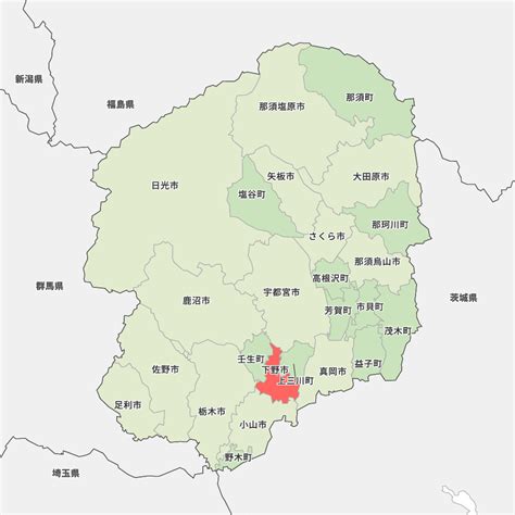 栃木県下野市の地図 | Map-It マップ・イット