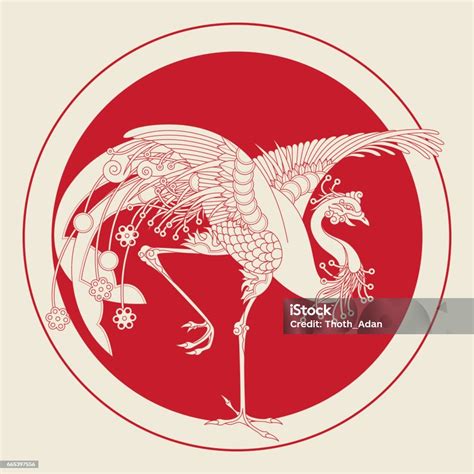 Vermilion Bird Of The South Stock Illustration - Download Image Now ...