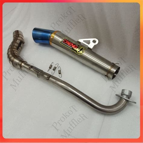 Daeng Sai Conical Open Specs Exhaust Pipe For Russiai Raider J