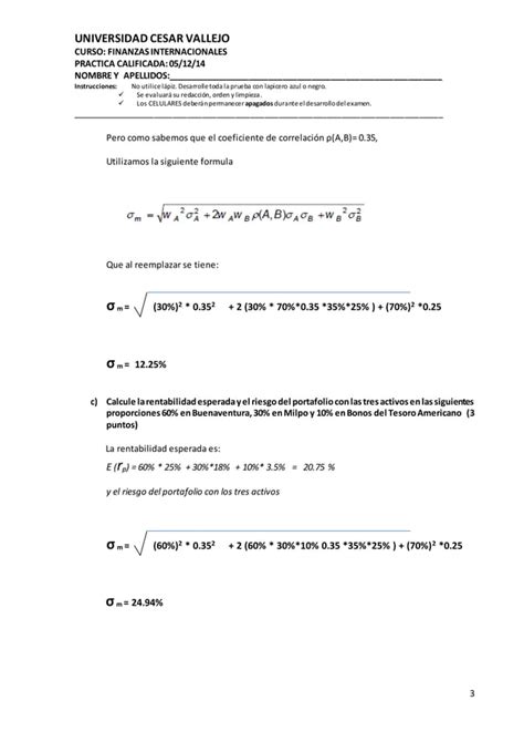 Rentabilidad Y Riesgo Ejercicios Pdf