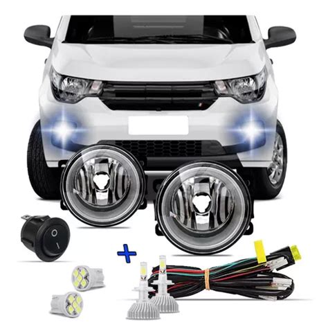 Kit Farol Milha Neblina Mobi 2017 2018 2019 2020 super Led Frete grátis