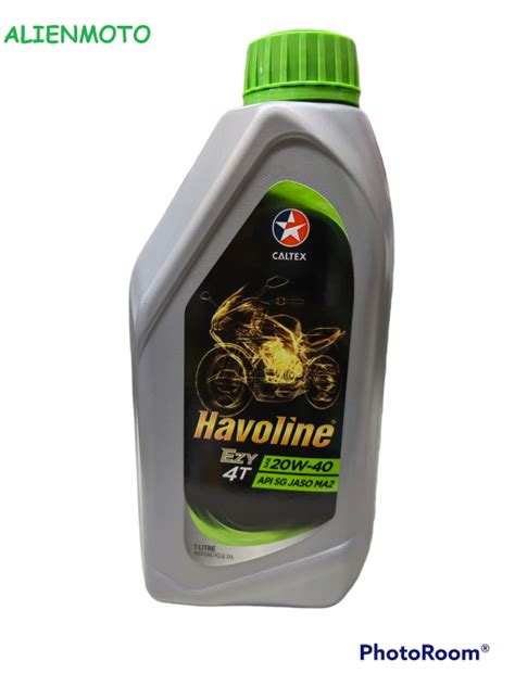 Havoline EZY 1L 4T 20w 40 API SG JASO MA2 Lazada PH