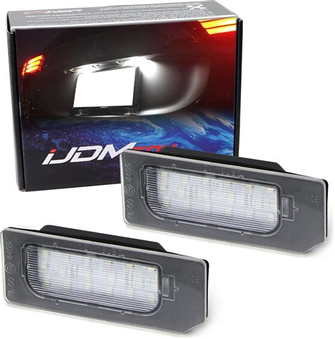 Ijdmtoy Oem Fit W Full Led License Plate Light Kit Compatible With