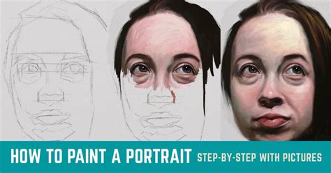 How To Paint A Digital Portrait Step By Step With Pictures