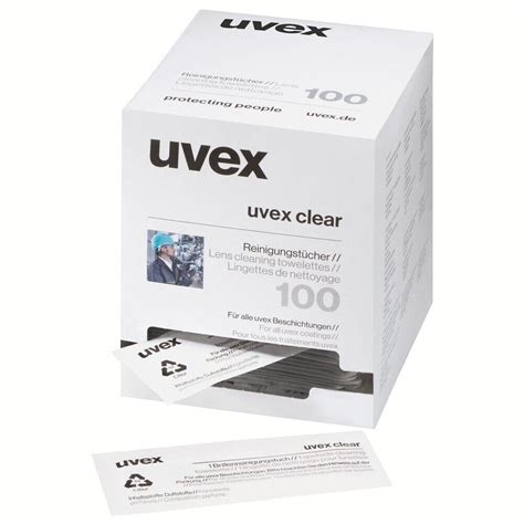 Lens Cleaning Wipes Uvex Glasses Cleaning Wipes Silicone Free 100