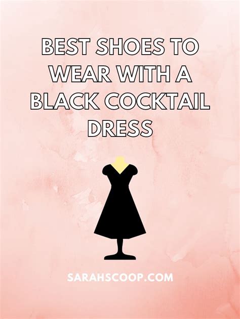 75+ Best Shoes to Wear With A Black Cocktail Dress | Sarah Scoop