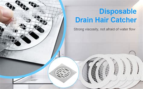 kearning pcs disposable shower drain hair catcher hair trap