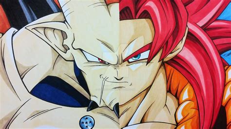 Omega Shenron Vs Gogeta Ssj4 By Gokuxdxdxdz On Deviantart