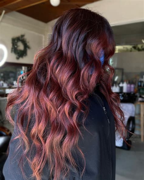 Maroon Color Hair
