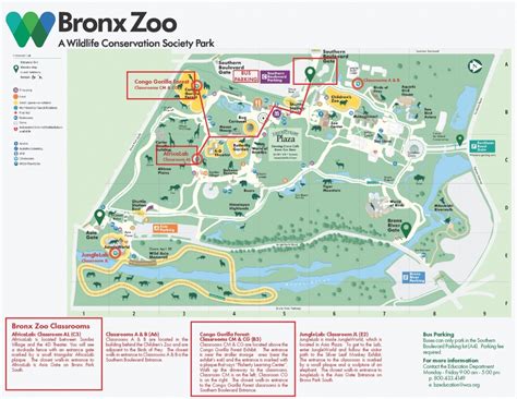 Bronx Zoo Map Printable - Printable Maps