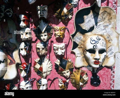 Italy Venice Carnival Masks Stock Photo - Alamy