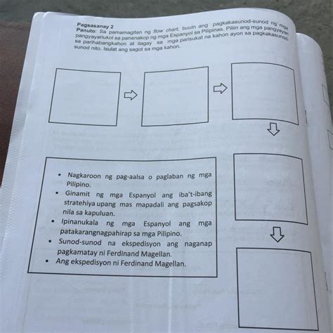 Pagsasanay 2 Panuto Sa Pamamagitan Ng Flow Chart Buuin Ang