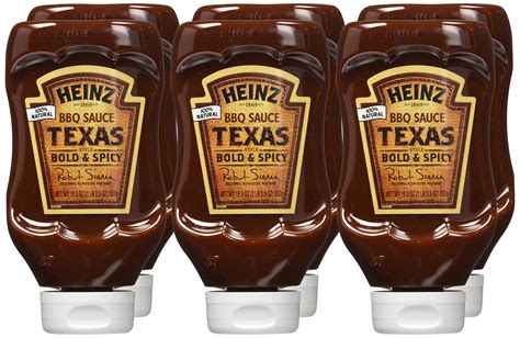 Heinz Texas Style Bold Spicy BBQ Sauce 6 Ct Pack 19 5 Oz Bottles