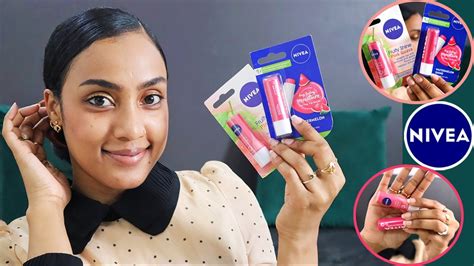 Nivea Lip Balm Pink Guava Vs Watermelon Shine 24hr Long Lasting