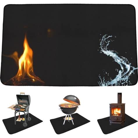 Tapis Ignifuge pour Brasero Tapis de Protection Incendie pour Gril à