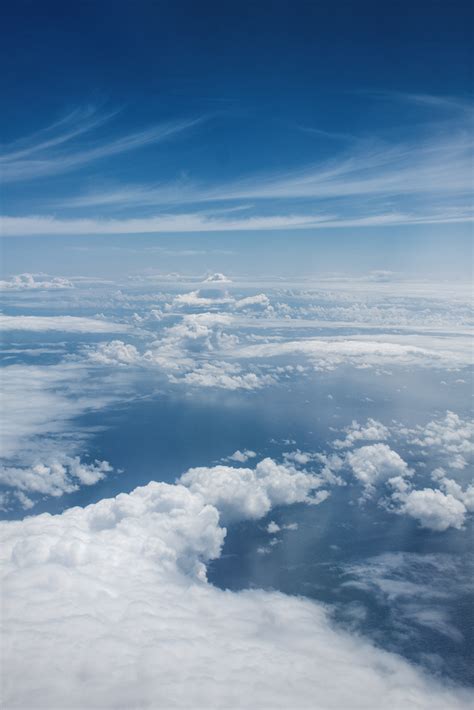 Free Images Horizon Wing Cloud Sky Sunlight Reflection Flight