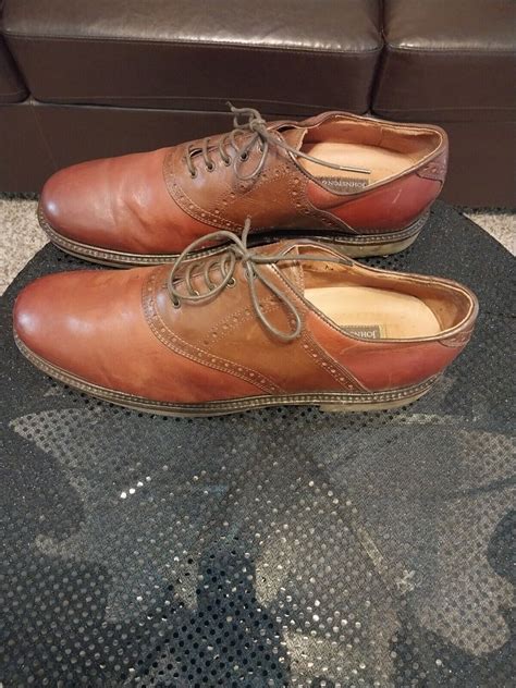 Mens Johnston And Murphy Handcrafted Dress Shoes Pre Gem