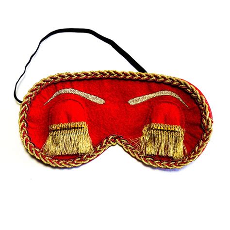 Red Holly Golightly Sleep Mask With Eyelashes Audrey Hepburn Etsy