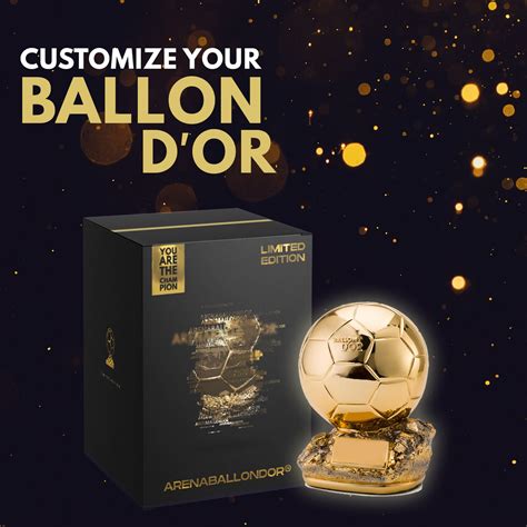 Customized Ballon D'or Trophy — Ballon D'Or Trophy | ARENABALLONDOR®