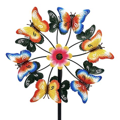 Metal Wind Spinner With Stake Butterfly Ttandmm Home