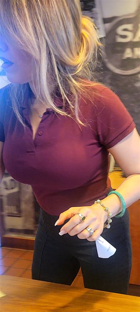 SMOKIN HOT Dennys Manager HUGE SHIRT BUSTING BOOBS 3rd Times A Charm Part 1 Forum