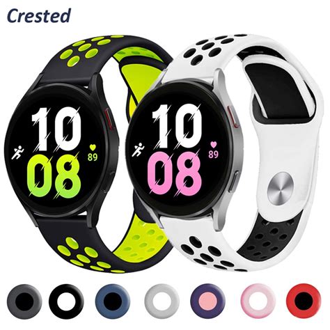 Pulseira Esportiva De Silicone 20mm 22mm Para Relógio samsung 3 4