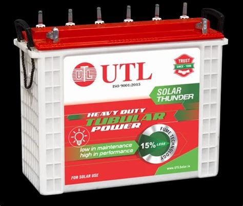 12 V UTL UIT 2036 200 Ah Tubular Battery 36 24 Months Warranty At