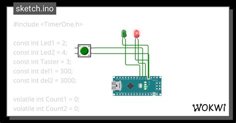 Taster Mit Led Wokwi Esp Stm Arduino Simulator