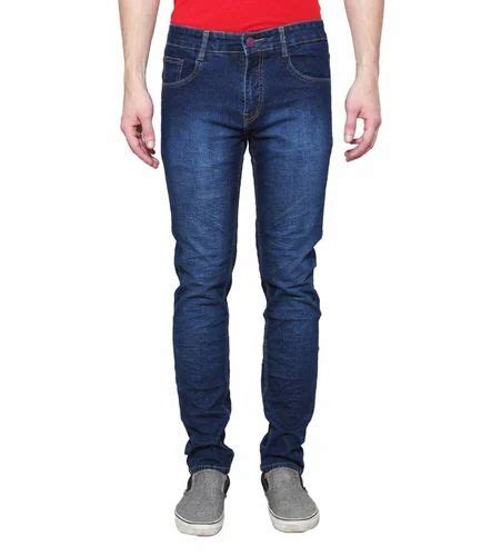 Blue Faded Stretchable Denim Regular Fit Jeans At Rs 798 00 Men Denim