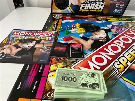 Monopoly Speed Edition Board Game Play Monopoly In Less Than 10