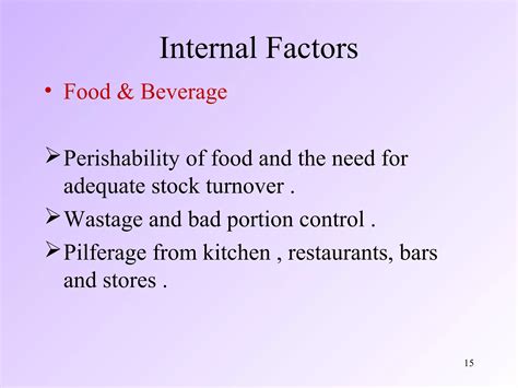 Food & Beverage Management | PPT