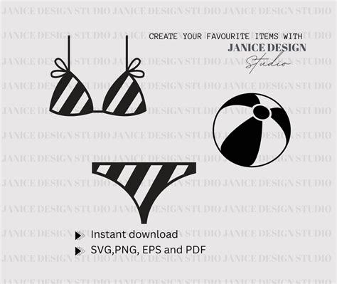 Swimsuit Svg Bikini Bundle Svg Beach Bikini Svg Swimsuit Etsy