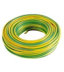 Cavo Elettrico Cordina Unipolare Giallo Verde Antifiamma Fs X