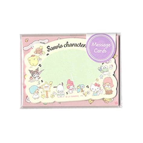 Sanrio Characters Message Cards Japanla