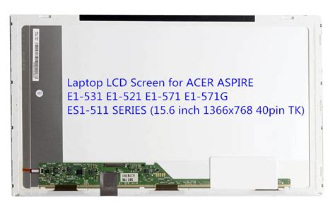 Laptop Lcd Screen For Acer Aspire E E E E G Es