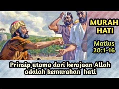 RENUNGAN HARIAN Kamis 25 11 2021 Matius 20 1 16 Santapanrohanipagi